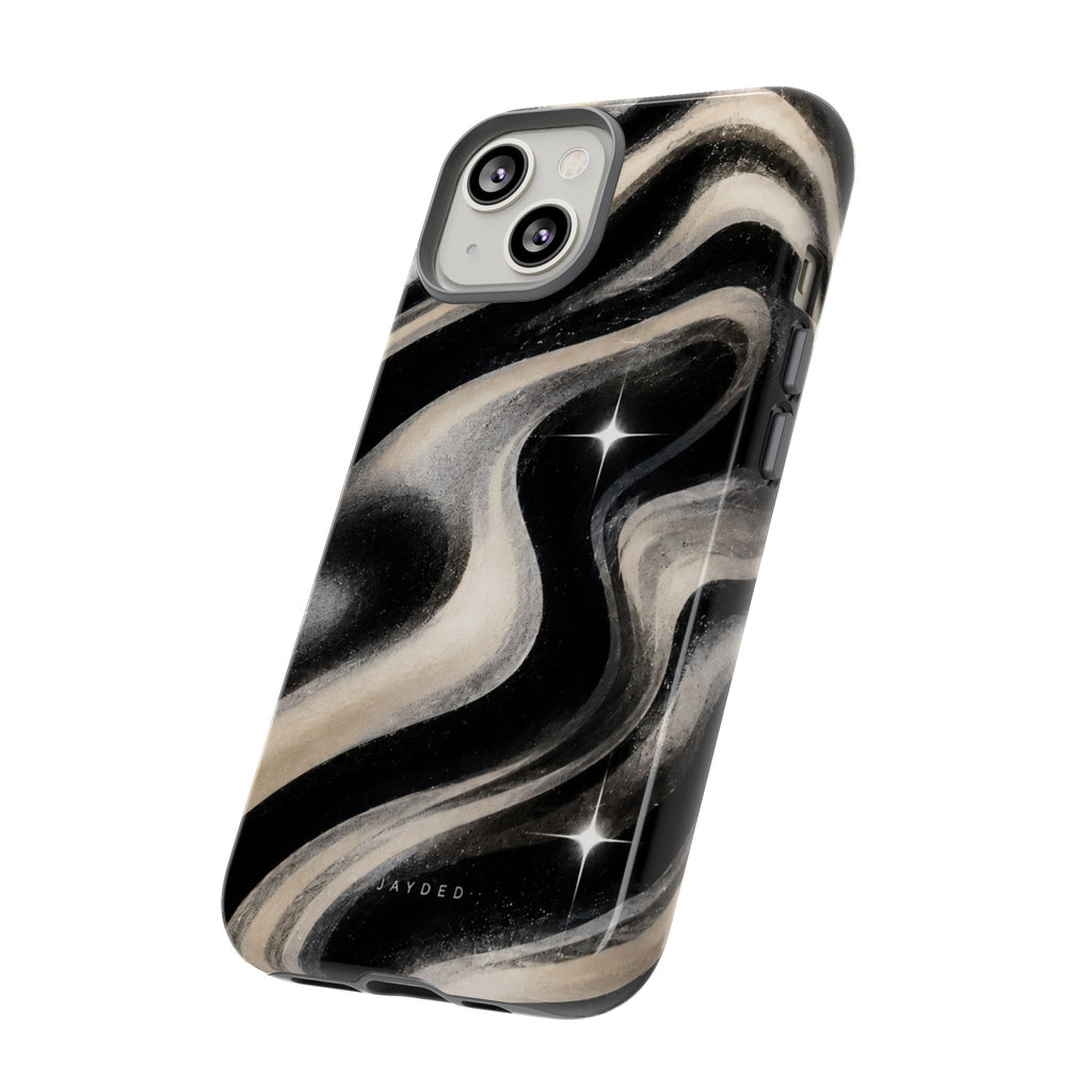 Marbled Black & Ivory