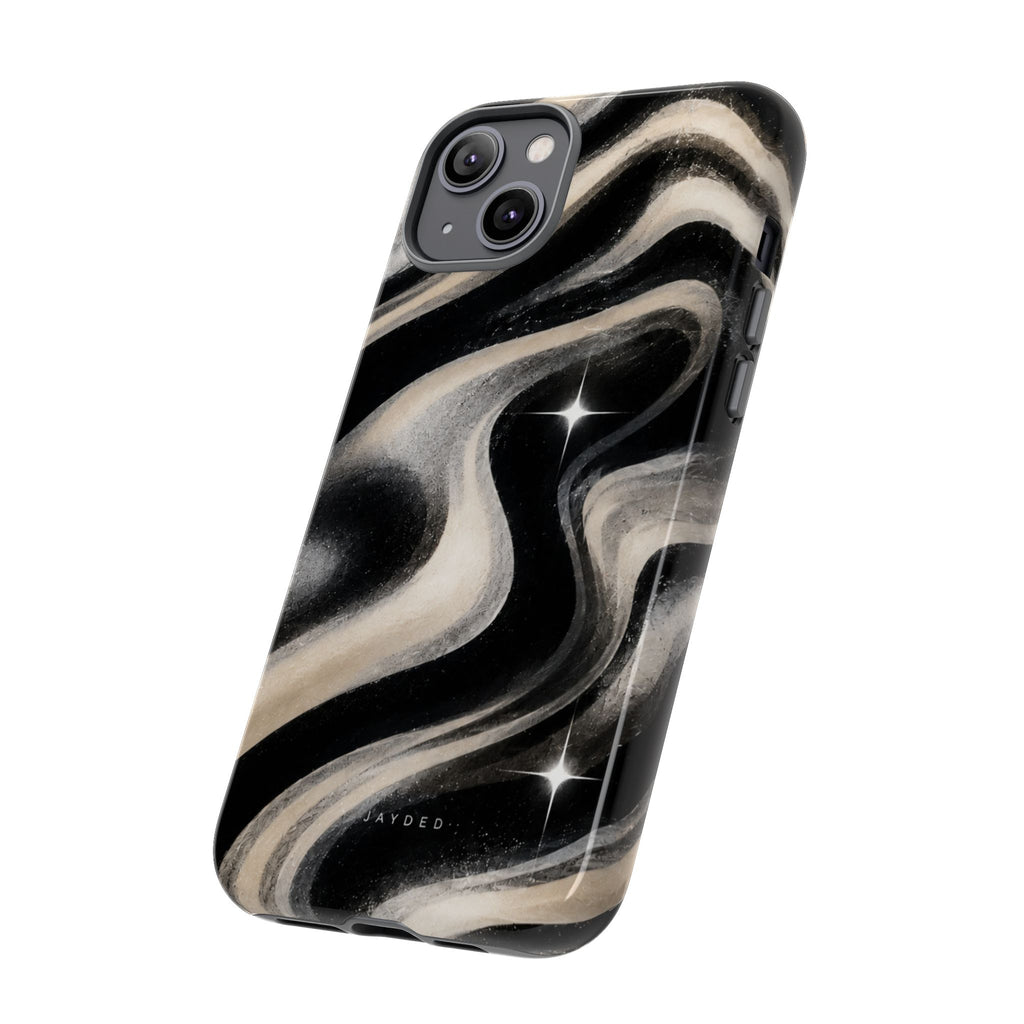 Marbled Black & Ivory