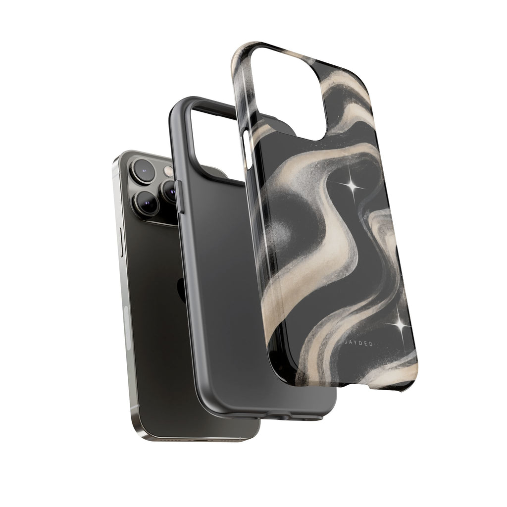 Marbled Black & Ivory