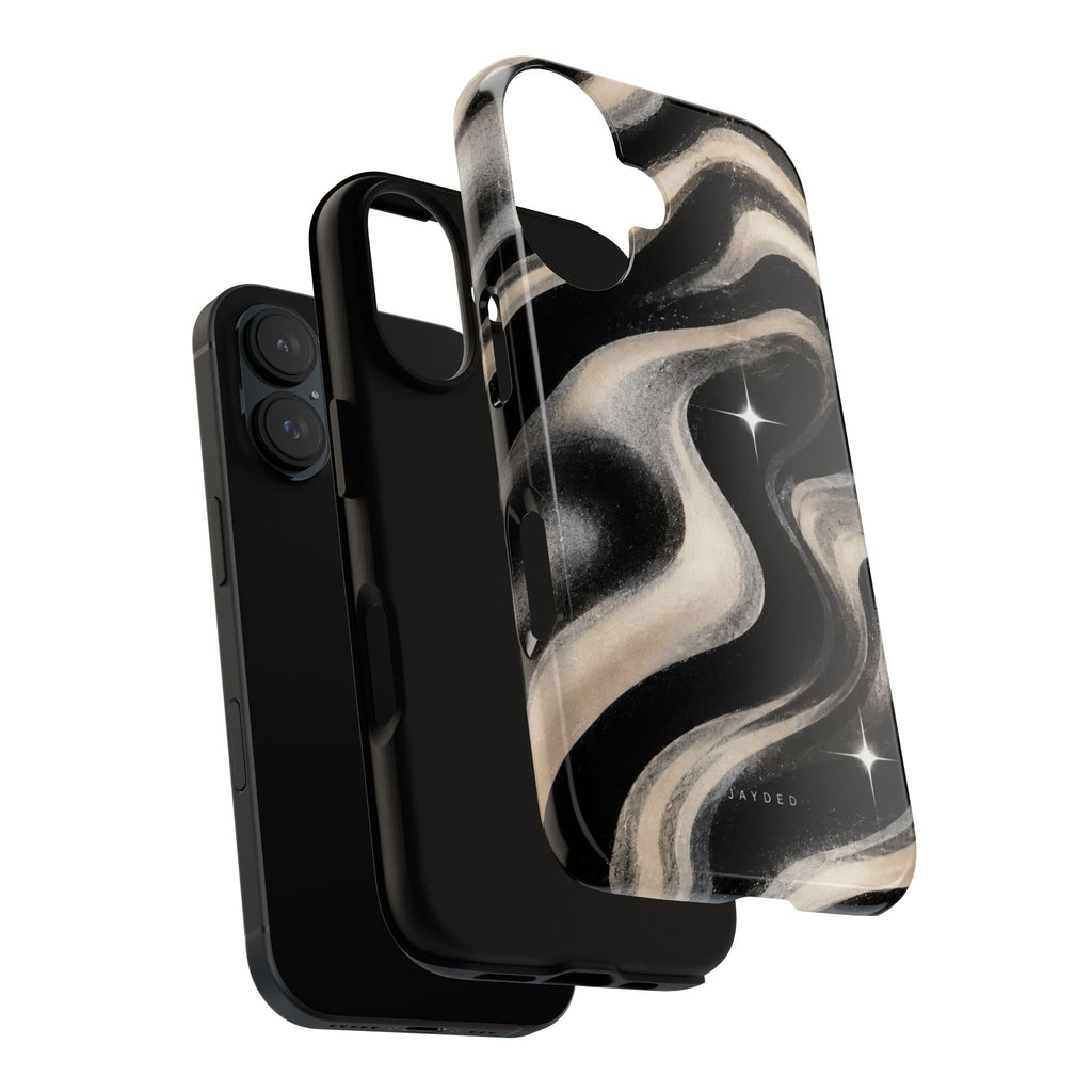 Marbled Black & Ivory
