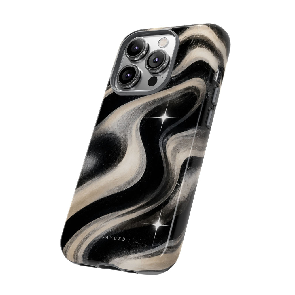 Marbled Black & Ivory