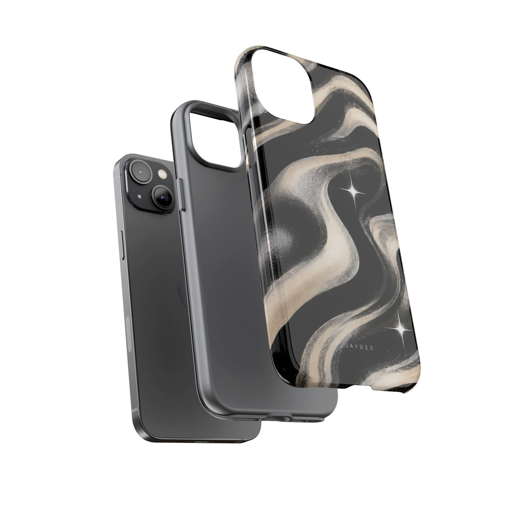 Marbled Black & Ivory