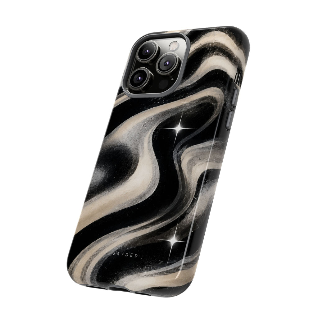 Marbled Black & Ivory